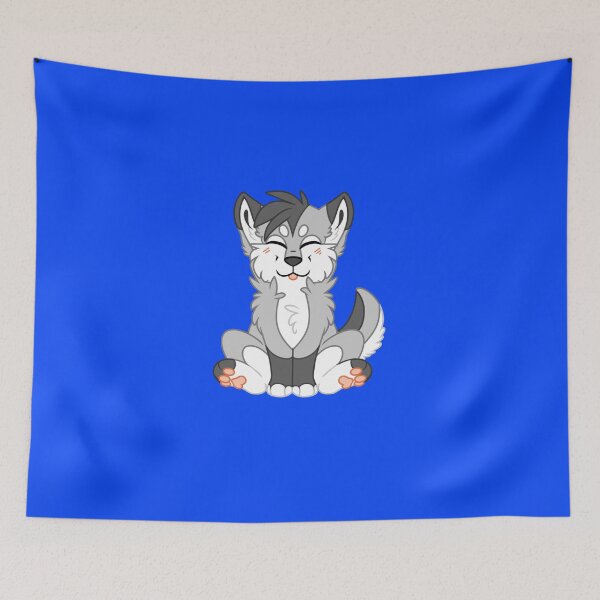 Item preview, Cute Chibi Wolf Sticker designed and sold by MarcuBing.