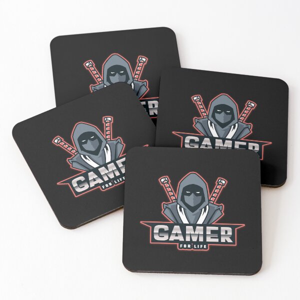 Item preview, Gamer for Life with Hooded Ninja designed and sold by PRIVARSHU.