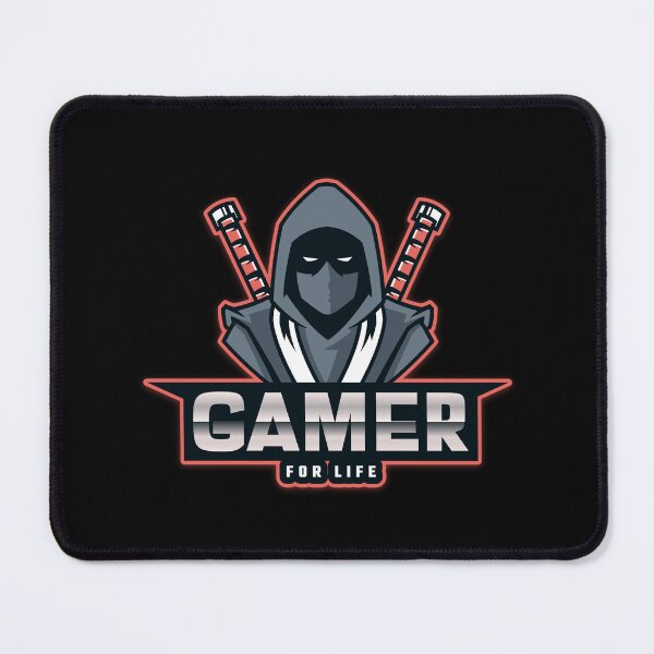Item preview, Gamer for Life with Hooded Ninja designed and sold by PRIVARSHU.