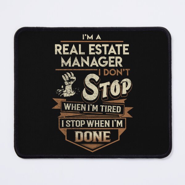 Item preview, Real Estate Manager T Shirt - I Stop When Done Job Gift Item Tee designed and sold by natalinedk.