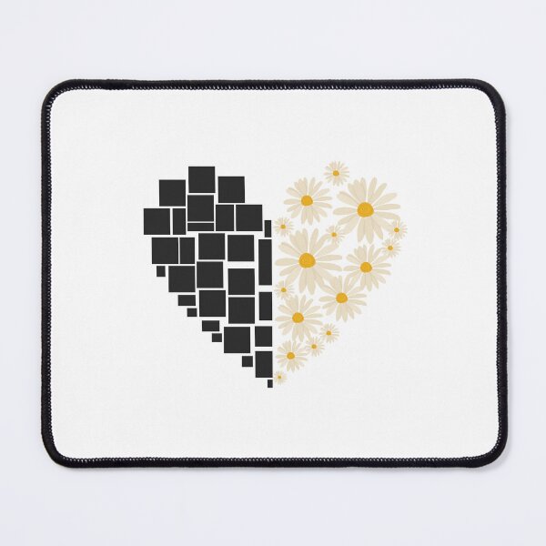 Item preview, Heart in Boxes and Daisies designed and sold by Lovv Sphere.