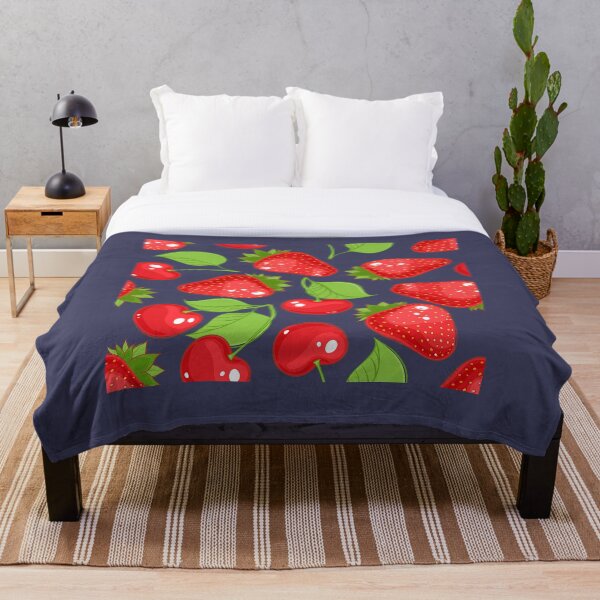 Item preview, Red colour cherry and strawberry pattern! designed and sold by PRT-SHIRTS.