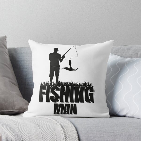 Item preview, Happiness Is A Day Spent Fishing, Fishing Man designed and sold by Ildar012.