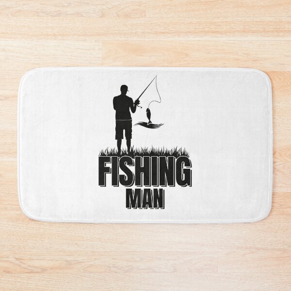 Item preview, Happiness Is A Day Spent Fishing, Fishing Man designed and sold by Ildar012.
