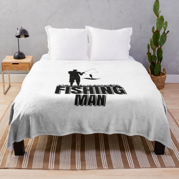 Item preview, Happiness Is A Day Spent Fishing, Fishing Man designed and sold by Ildar012.