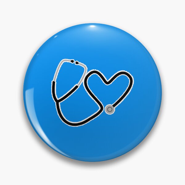 Item preview, Stethoscope Heart - Black designed and sold by Artsy-Chemist.