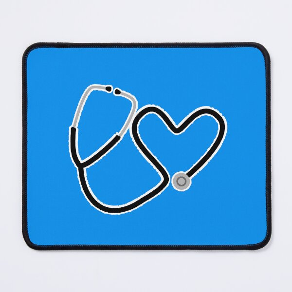 Item preview, Stethoscope Heart - Black designed and sold by Artsy-Chemist.