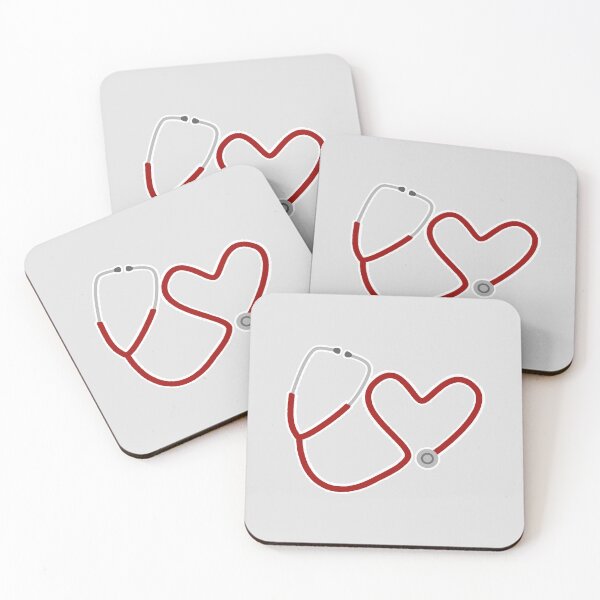 Item preview, Stethoscope Heart - Red designed and sold by Artsy-Chemist.