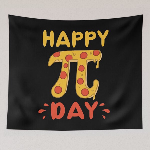 Artikelvorschau, Happy Pi Day, Pie Day Pizza-Mathematik-Pi-Symbol entworfen und verkauft von Fabvity.