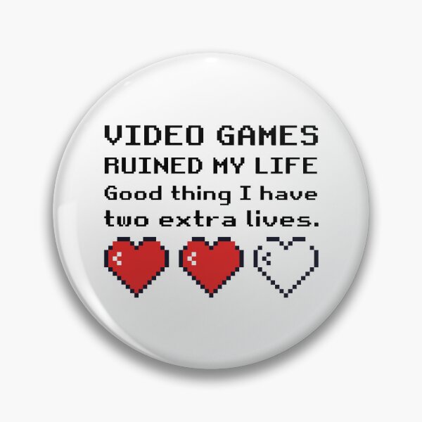 Item preview, Funny Gaming Pixel Video Games Ruined My Life designed and sold by matt12991.