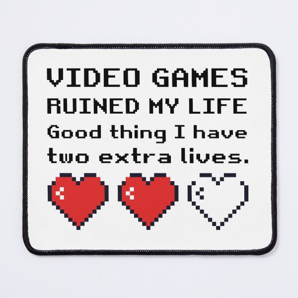 Item preview, Funny Gaming Pixel Video Games Ruined My Life designed and sold by matt12991.