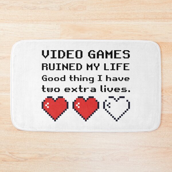 Item preview, Funny Gaming Pixel Video Games Ruined My Life designed and sold by matt12991.