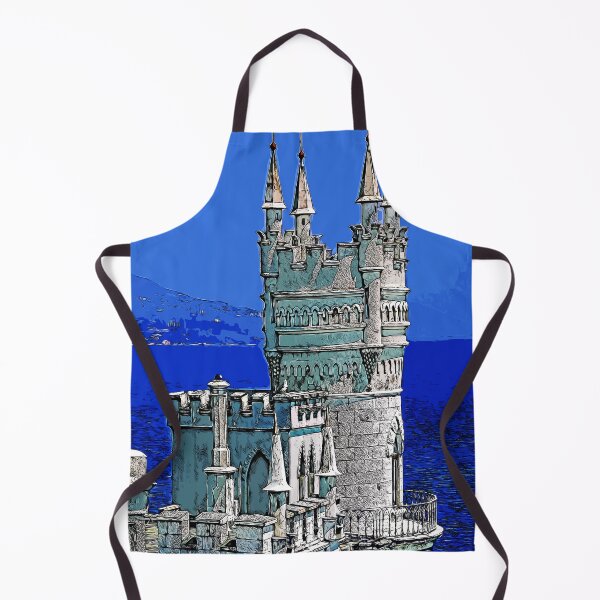 Item preview, Palace Swallow's Nest Gaspra Crimea Russia mountain seascape color art designed and sold by artdragongift 15.
