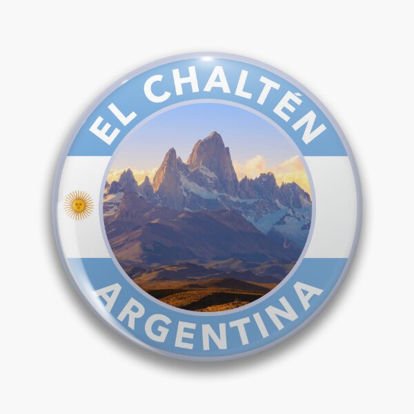 Item preview, El Chaltén, Argentina Round Emblem designed and sold by travelwitheric.