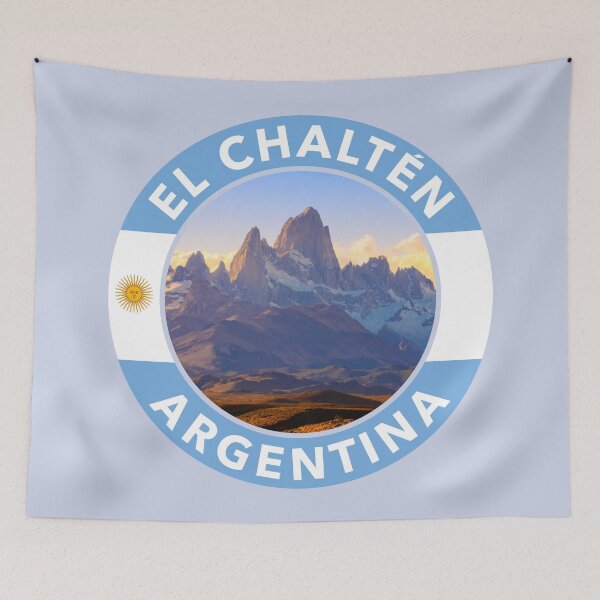 Item preview, El Chaltén, Argentina Round Emblem designed and sold by travelwitheric.
