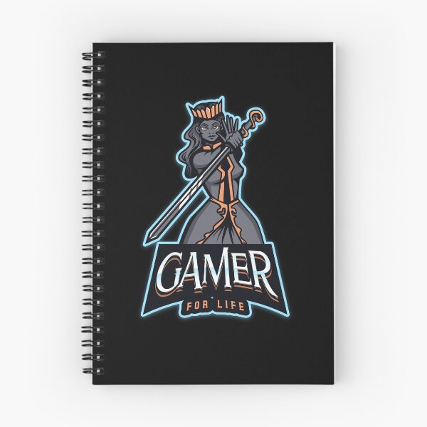 Item preview, Gamer for Life with Swordswoman designed and sold by PRIVARSHU.