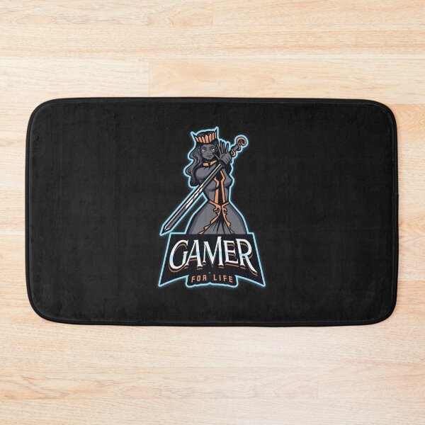 Item preview, Gamer for Life with Swordswoman designed and sold by PRIVARSHU.