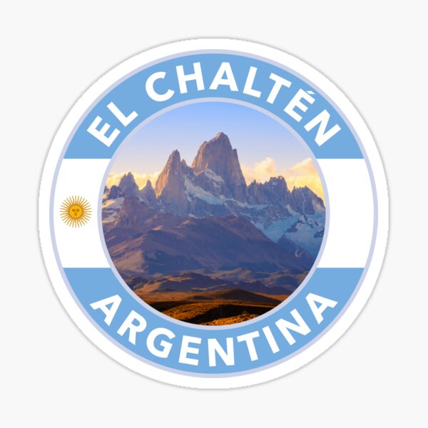 Item preview, El Chaltén, Argentina Round Emblem designed and sold by travelwitheric.