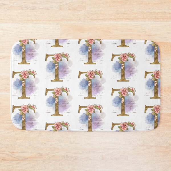 Item preview, Vintage Letter T with decorated flower and Writing designed and sold by RonelBroderick.