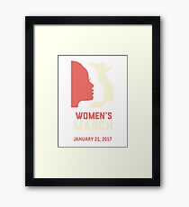 Women's march Framed Print