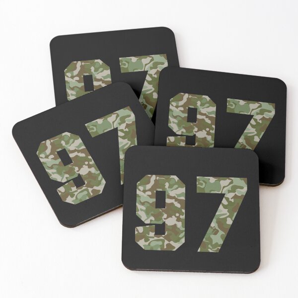 Item preview, Army Camo Veteran Lucky Number 97 designed and sold by Urosek.