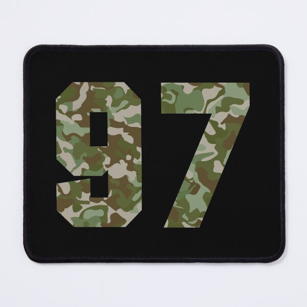 Item preview, Army Camo Veteran Lucky Number 97 designed and sold by Urosek.