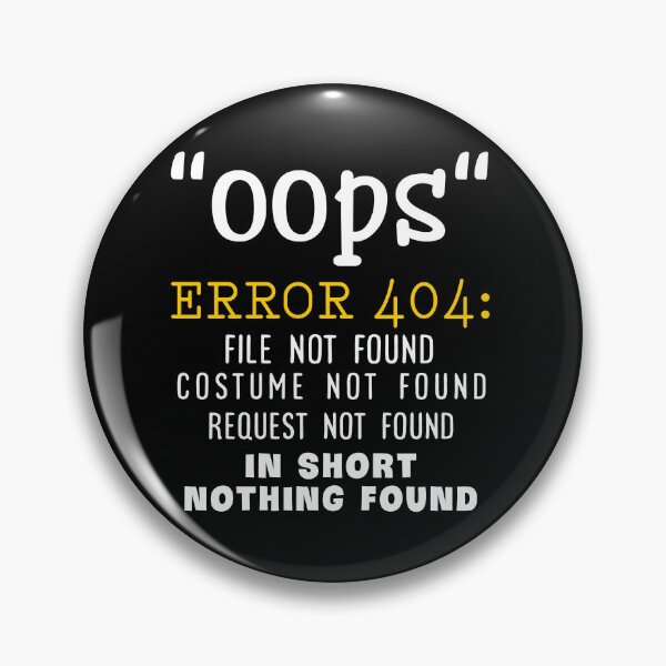 Item preview, Error 404 file not found. designed and sold by Umiska.