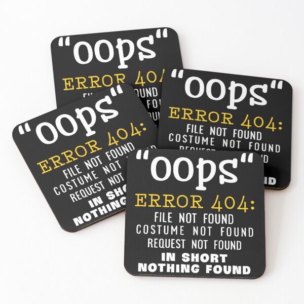 Item preview, Error 404 file not found. designed and sold by Umiska.