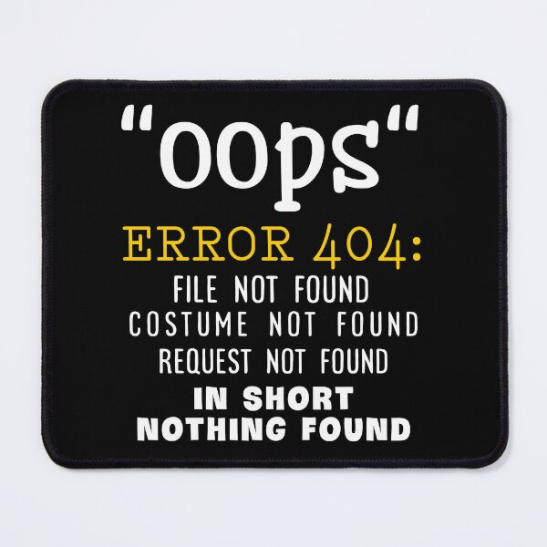 Item preview, Error 404 file not found. designed and sold by Umiska.