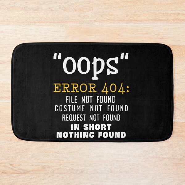 Item preview, Error 404 file not found. designed and sold by Umiska.