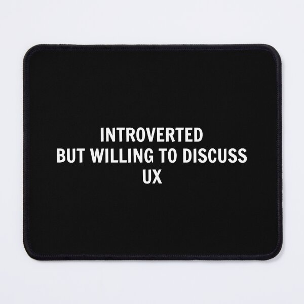 Item preview, Introvertido pero dispuesto a hablar de UX designed and sold by simonlidesign.