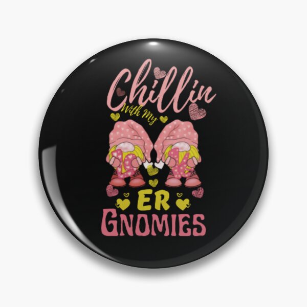 Artikelvorschau, Womens Chillin With My ER Gnomies Lustiger Krankenschwester-Herz-Valentinstag entworfen und verkauft von anas667.