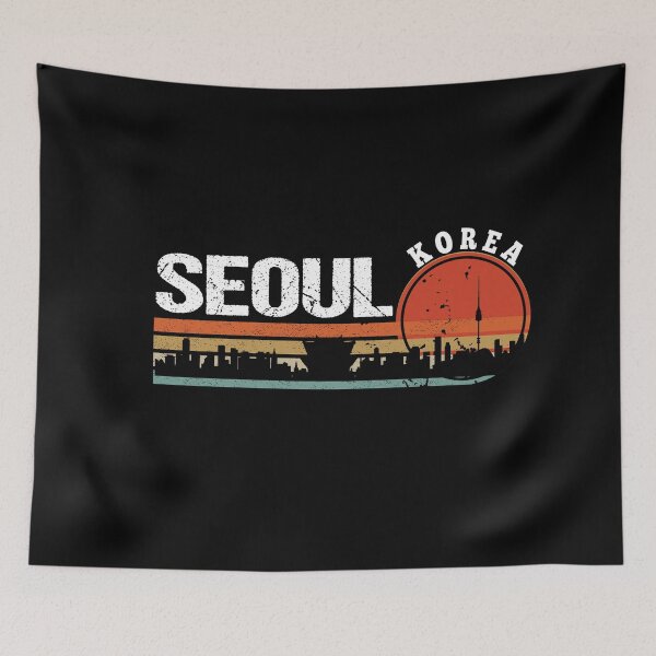 Item preview, Seoul Landscapes Sunset Korea designed and sold by JooArtPrints  ★★★★★.