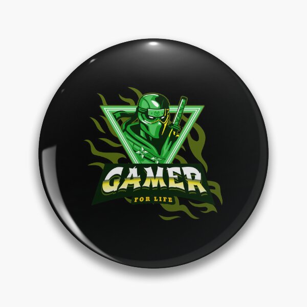 Item preview, Gamer for Life with Masked Ninja designed and sold by PRIVARSHU.