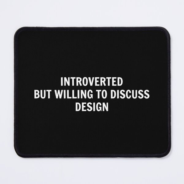 Item preview, Introvertido pero dispuesto a discutir Diseño designed and sold by simonlidesign.