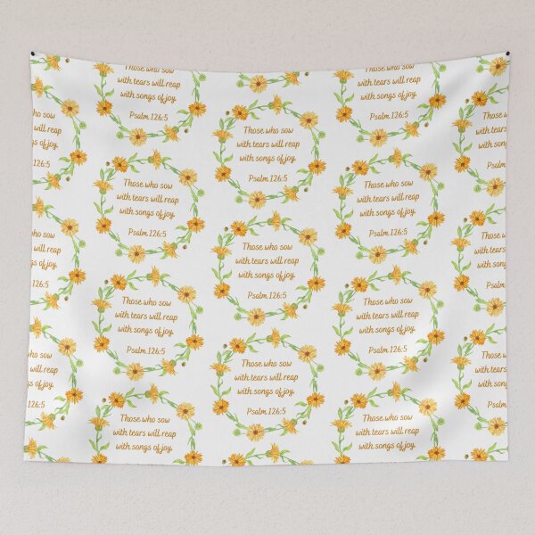 Item preview, Psalm 126:5 - Those who sow with tears will reap with songs of joy. designed and sold by FlutterByH.