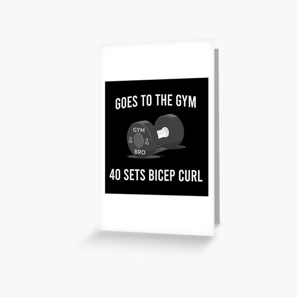 Gym Bro Card