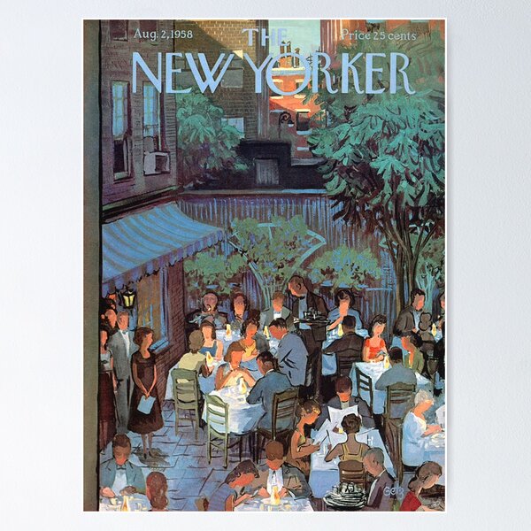 Illustration The New Yorker Poster