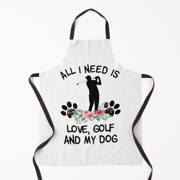Item preview, All I need Is Love, Golf And My Dog Floral  designed and sold by SweetThreads79.