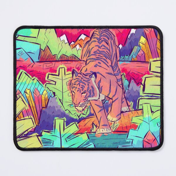 Item preview, Tiger walk designed and sold by Swadeillustrations.