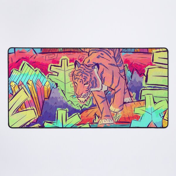 Item preview, Tiger walk designed and sold by Swadeillustrations.