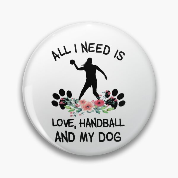 Item preview, All I need Is Love, Handball And My Dog Floral  designed and sold by SweetThreads79.