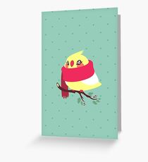 Winter Birb Greeting Card