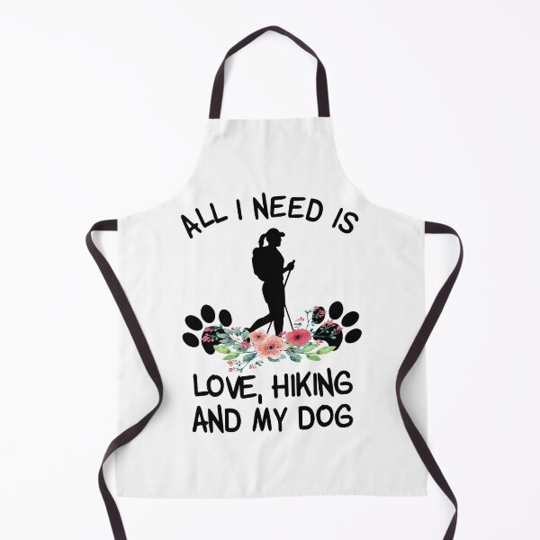 Item preview, All I need Is Love Hiking And My Dog Floral  designed and sold by SweetThreads79.