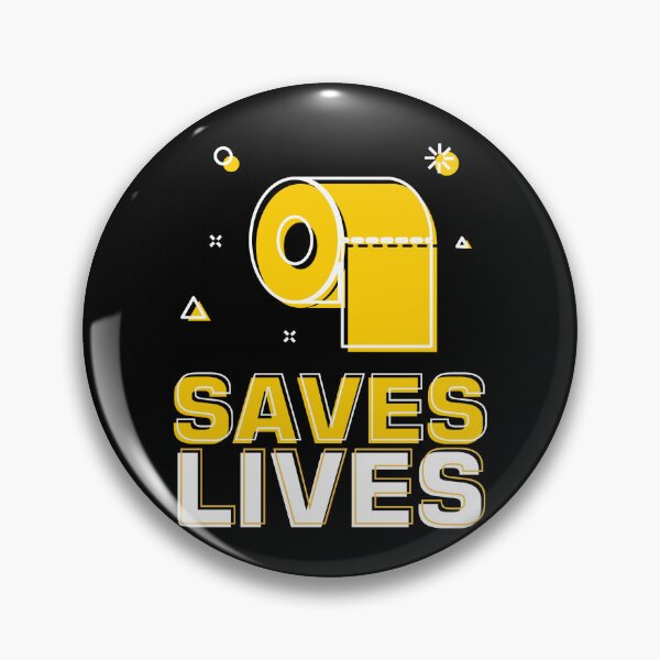 Item preview, Saves Lives Toilet Paper Toilet designed and sold by MooonTees.