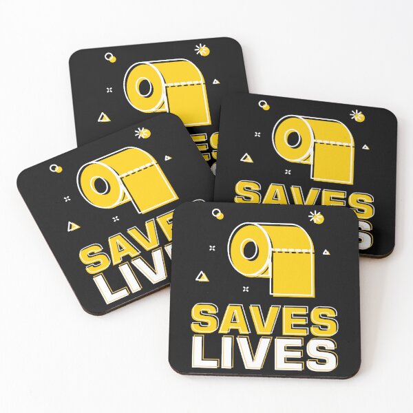 Item preview, Saves Lives Toilet Paper Toilet designed and sold by MooonTees.
