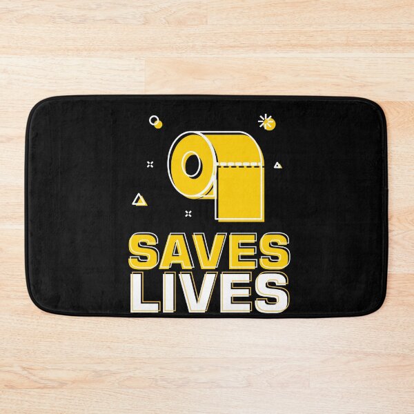 Item preview, Saves Lives Toilet Paper Toilet designed and sold by MooonTees.