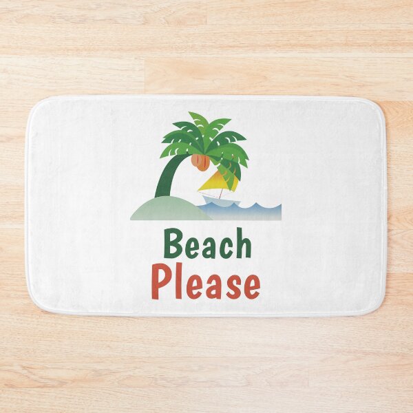 Item preview, Beach please cool and funny design designed and sold by Bilel ★★★★★.