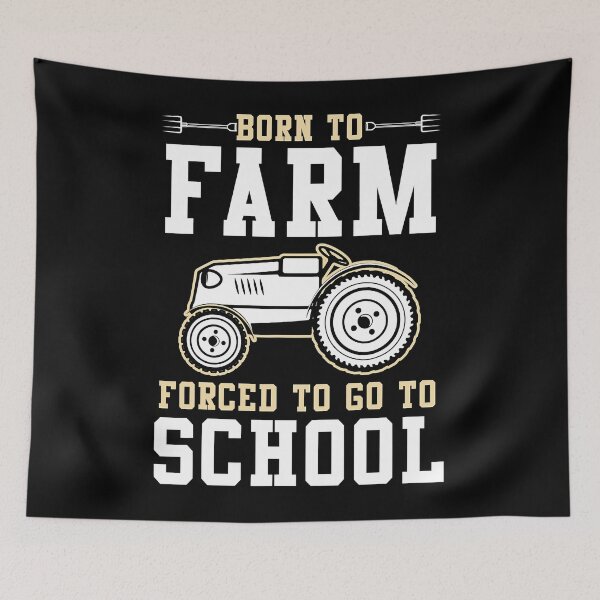 Item preview, Born to be a farmer Forced to go to school designed and sold by judysophia.