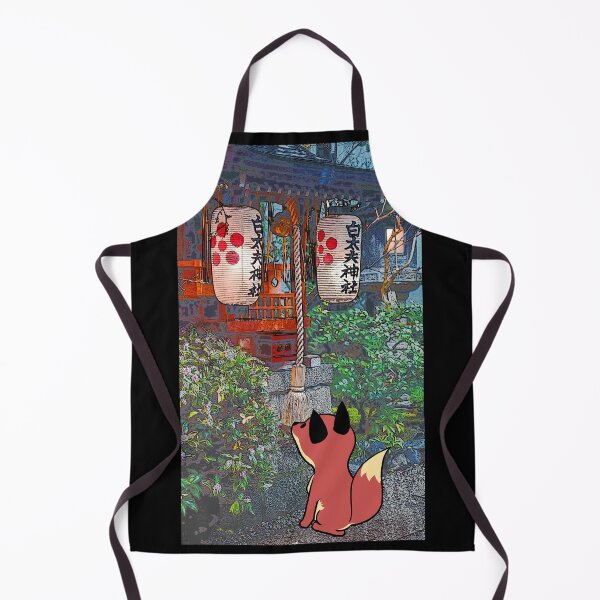 Item preview, Anime Fox Visits Shrine designed and sold by sewohayami.